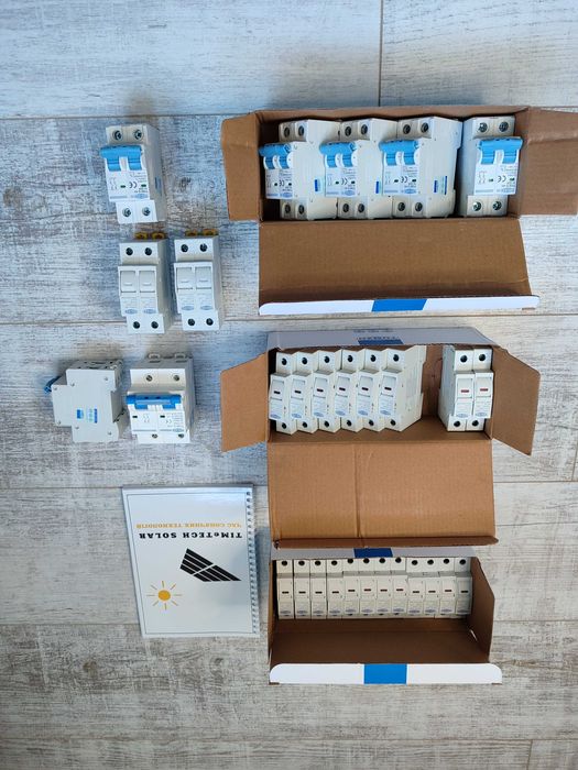 Сонячна автоматика DC ОПН, запобіжники, автомати DC, громозахист TOMZN