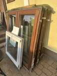 Okna drewniane 146x145 i 88x85