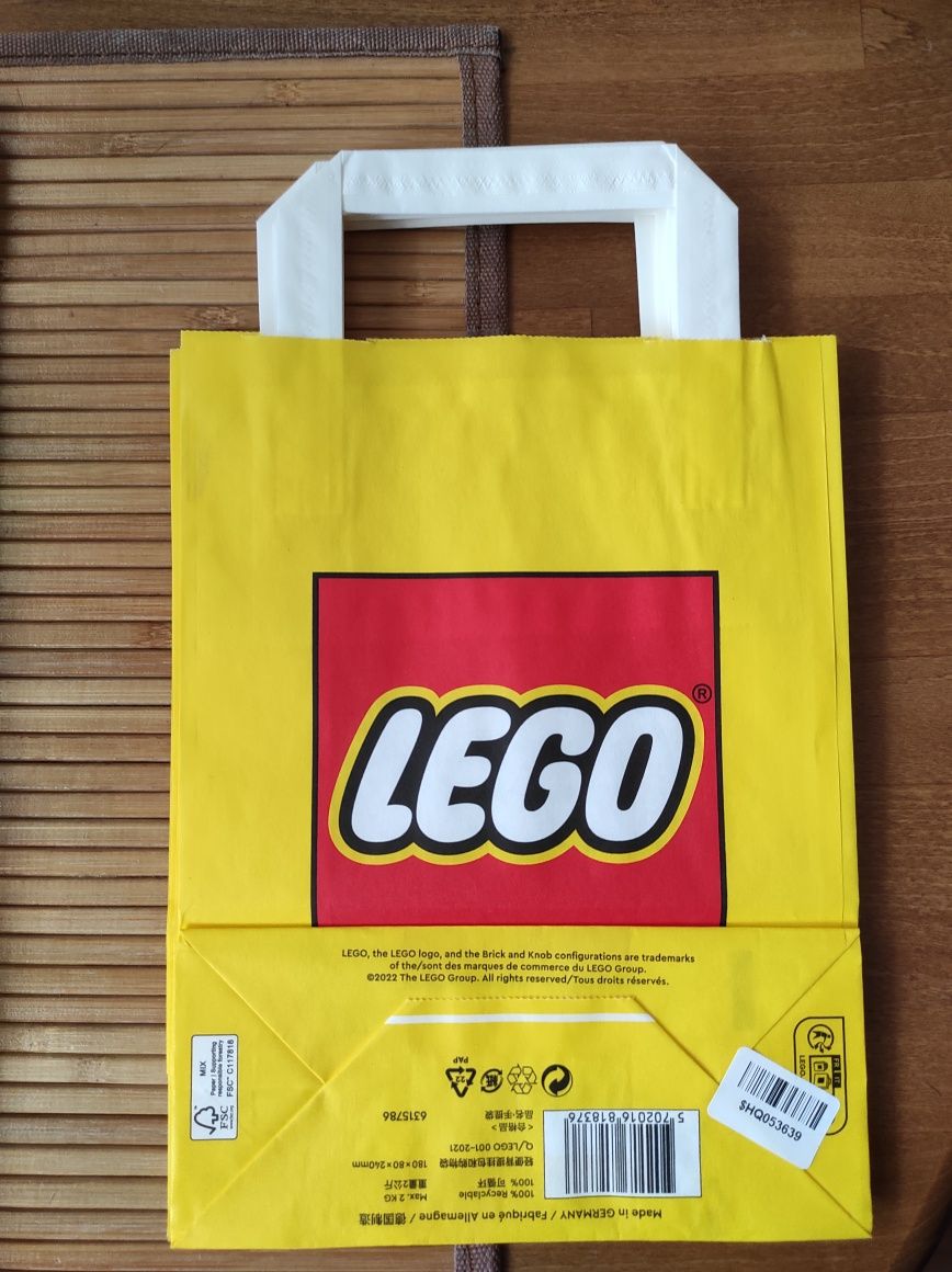 Пакет Лего подарочный