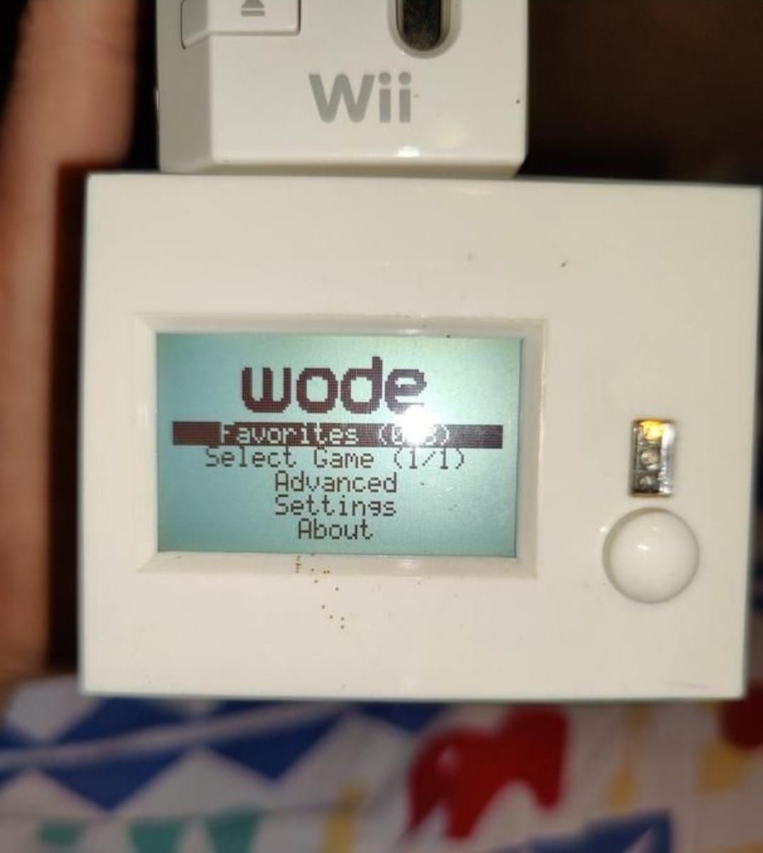 Nintendo WII KEy z chipem