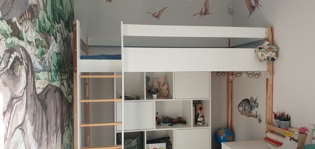 Łóżko na antresoli Fumio Grafi