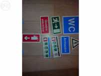 Placas de sinalização