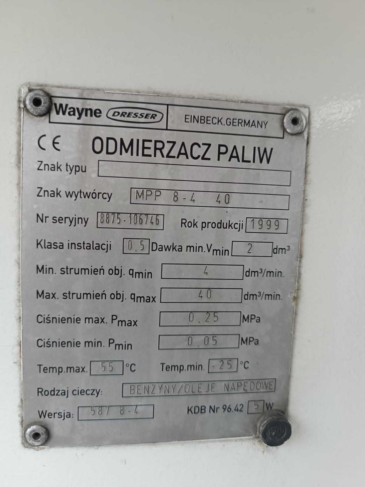 *Dystrybutor paliwa , odmierzacz paliw ciekłych  8-wężowy