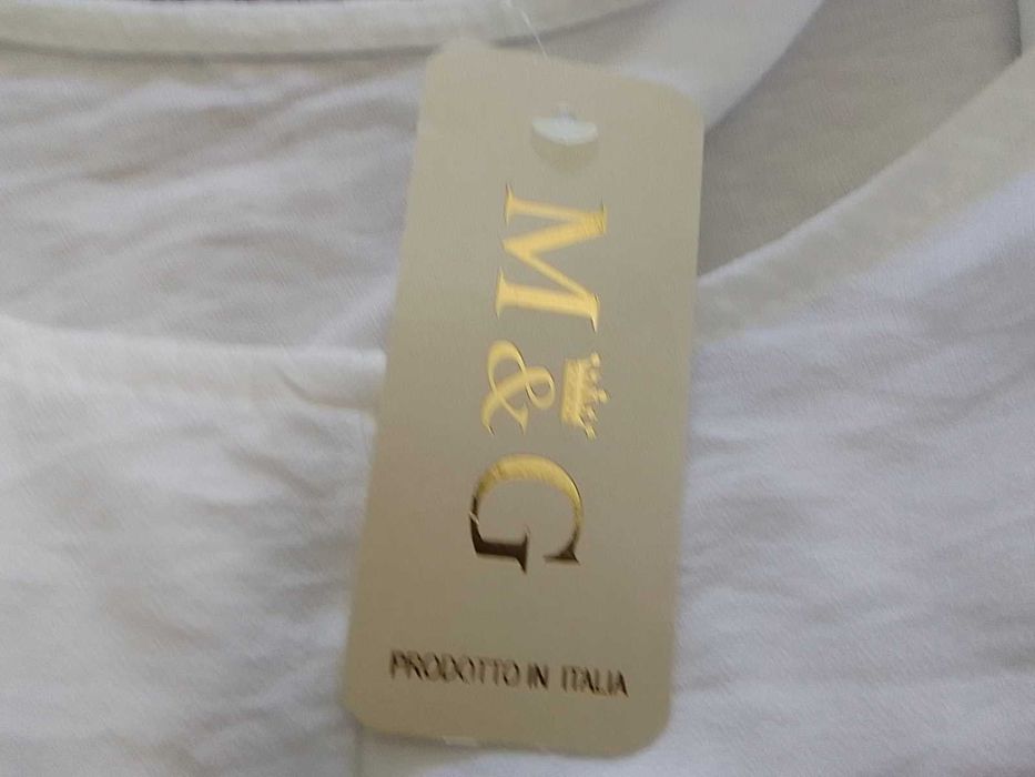 Nowa  z metką Biała asymetryczna swobodna sukienka oversize S M L XL