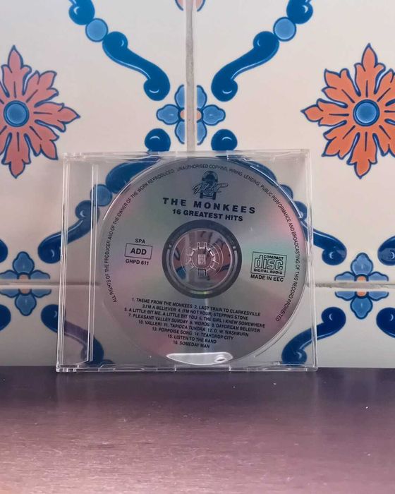 CD The Monkees – "Hey-Hey-It's The Monkees: 16 Smash Hits" (1994, UK)
