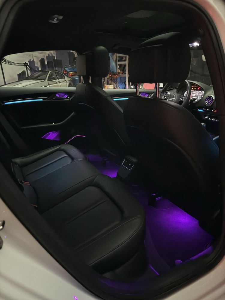 Комплект Ambient light Audi A3 V8 2015-2021 заміна декору+дифлектори