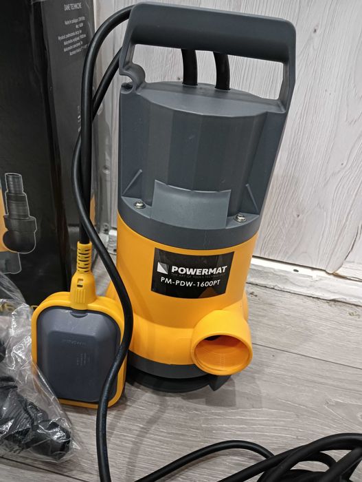 Pompa zatapialna Powermat 1600 W 9500 l/h zanurzeniowa