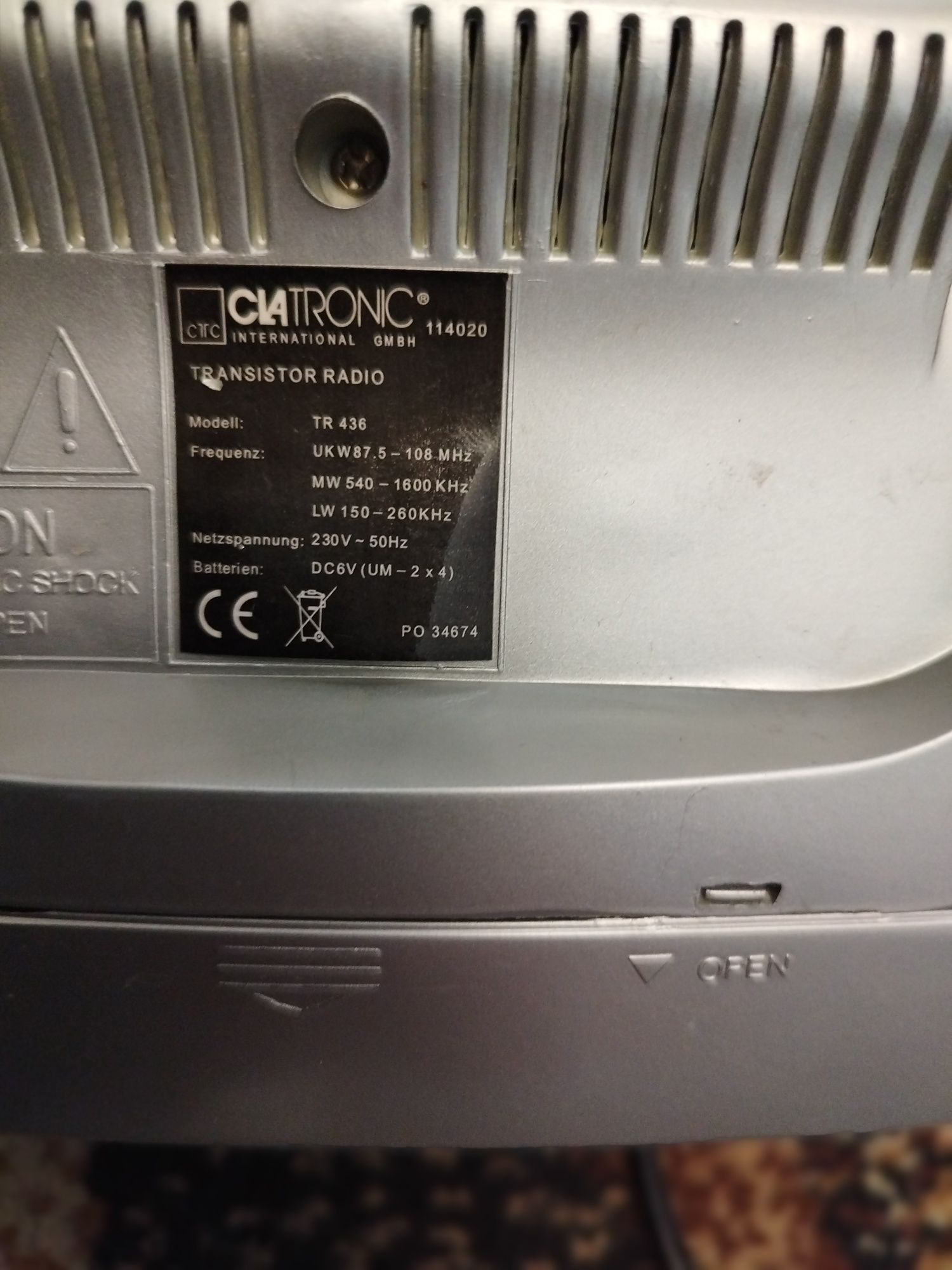 Sprawne radio Clatronic