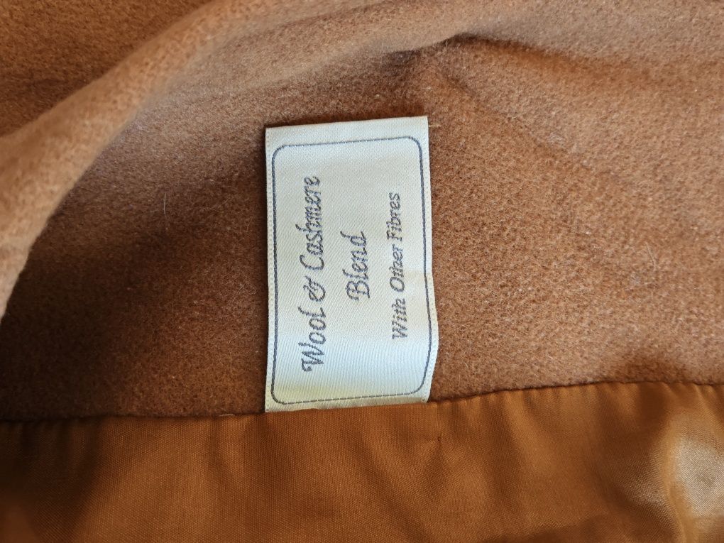 felicity by cubus xl / 2xl  grubym zimowy płaszcz wełna kaszmir