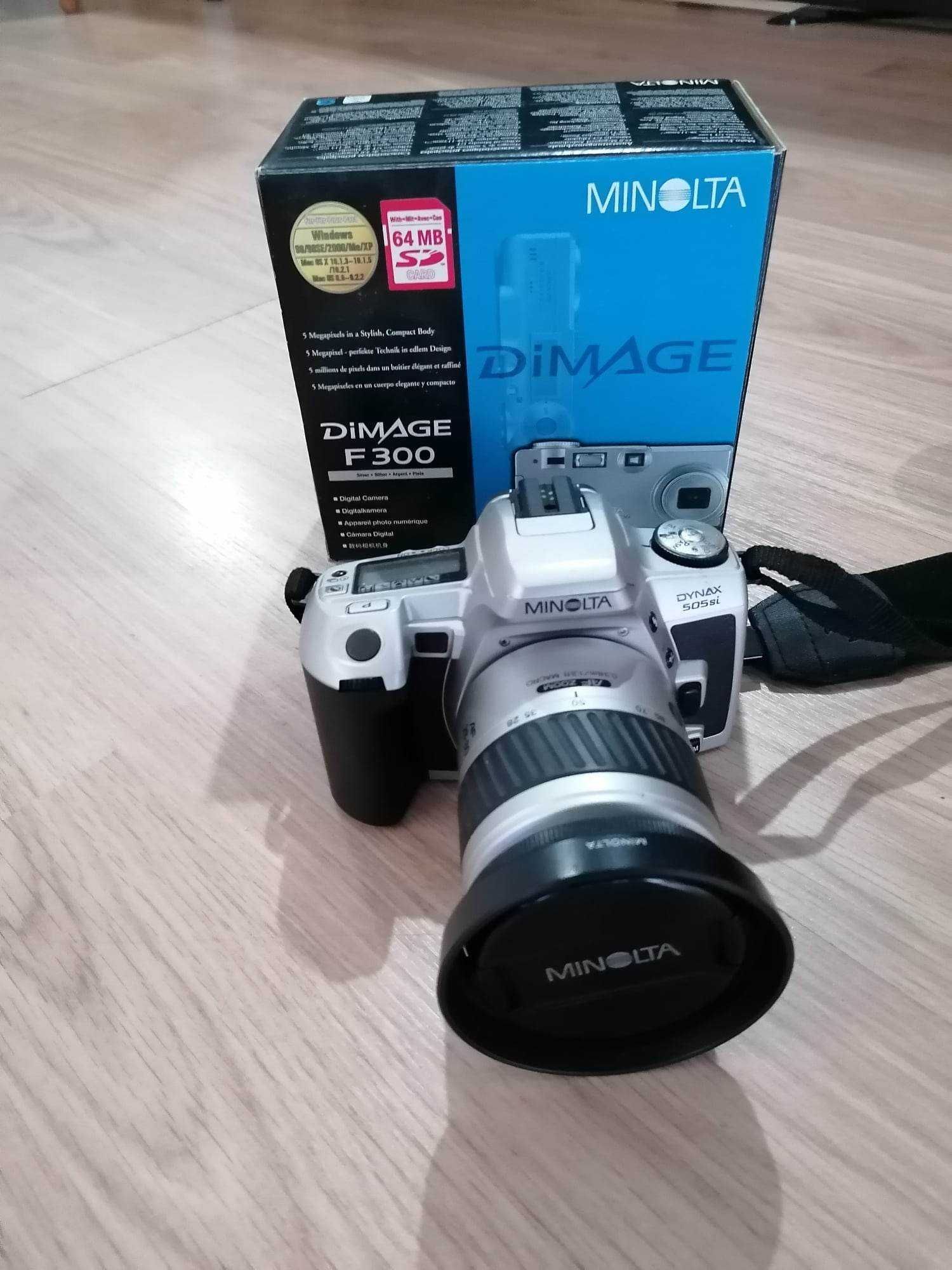 Máquina fotográfica Minolta Dynax 505si.