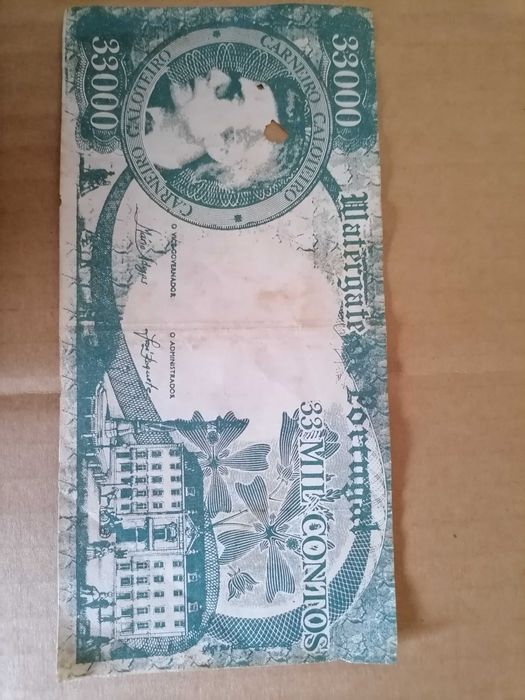 Nota SÁ CARNEIRO 33000 Ano 1979 Campanha Eleitoral