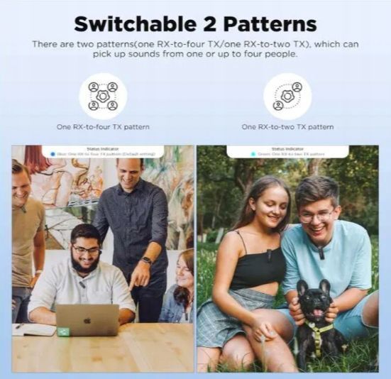 Boya BY-W4 Wielokanałowy 4-kanałowy bezprzewodowy system USZKODZONY