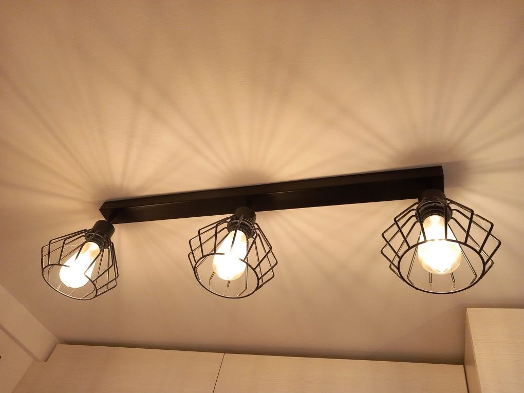 Lampa kinkiet żyrandol loft oświetlenie