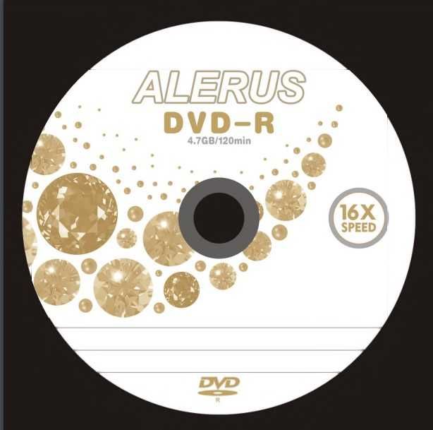 DVD-R диски ALERUS 4.7Gb 120min 16x саке 25 шт Brand