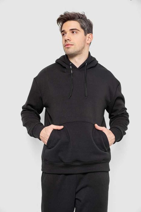 Костюм чоловічий на флісі, колір сірий, чорний"Ager"