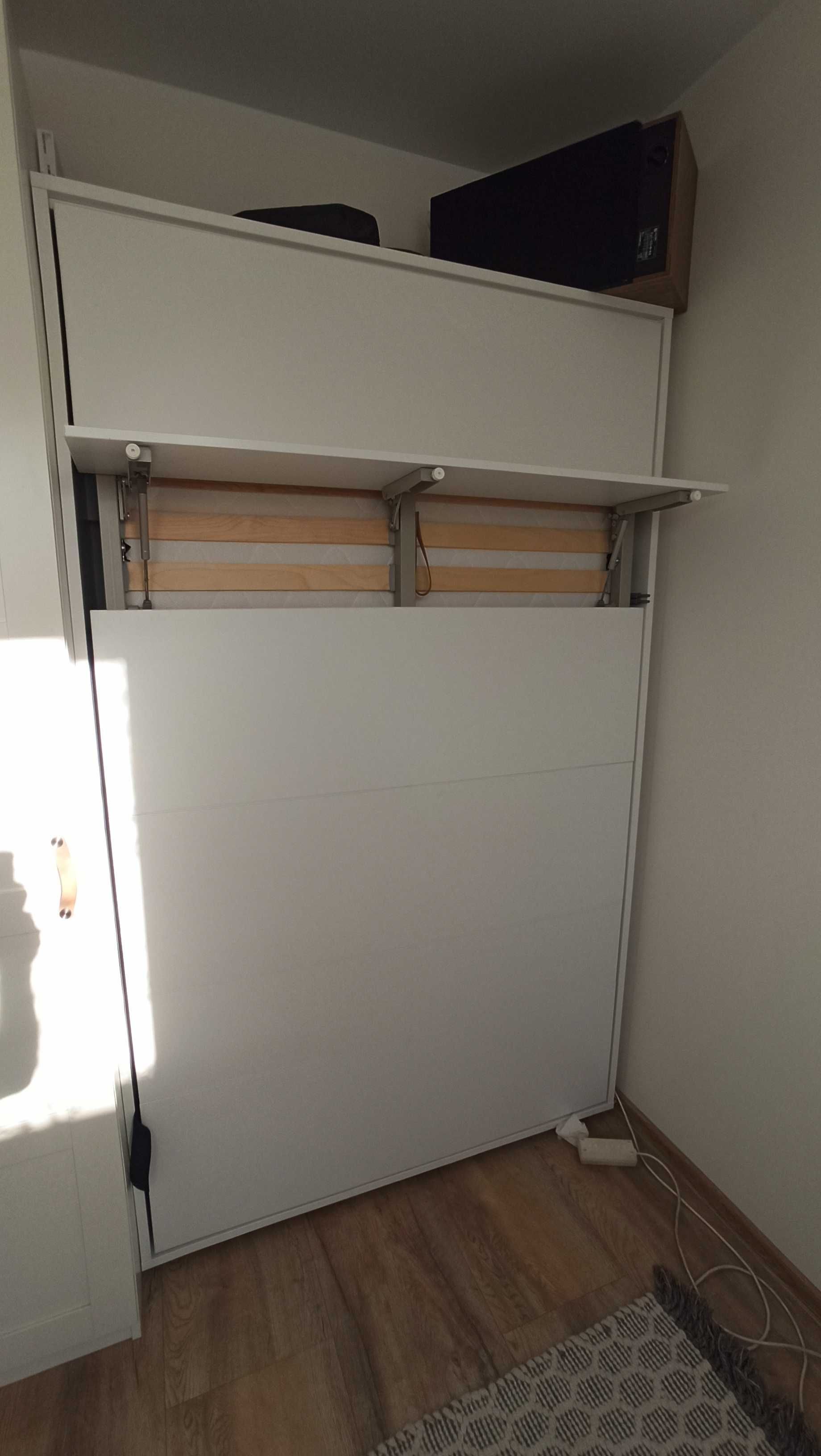 Półkotapczan pionowy z MATERACEM 120x200 Bed Concept BC-02 Lenart
