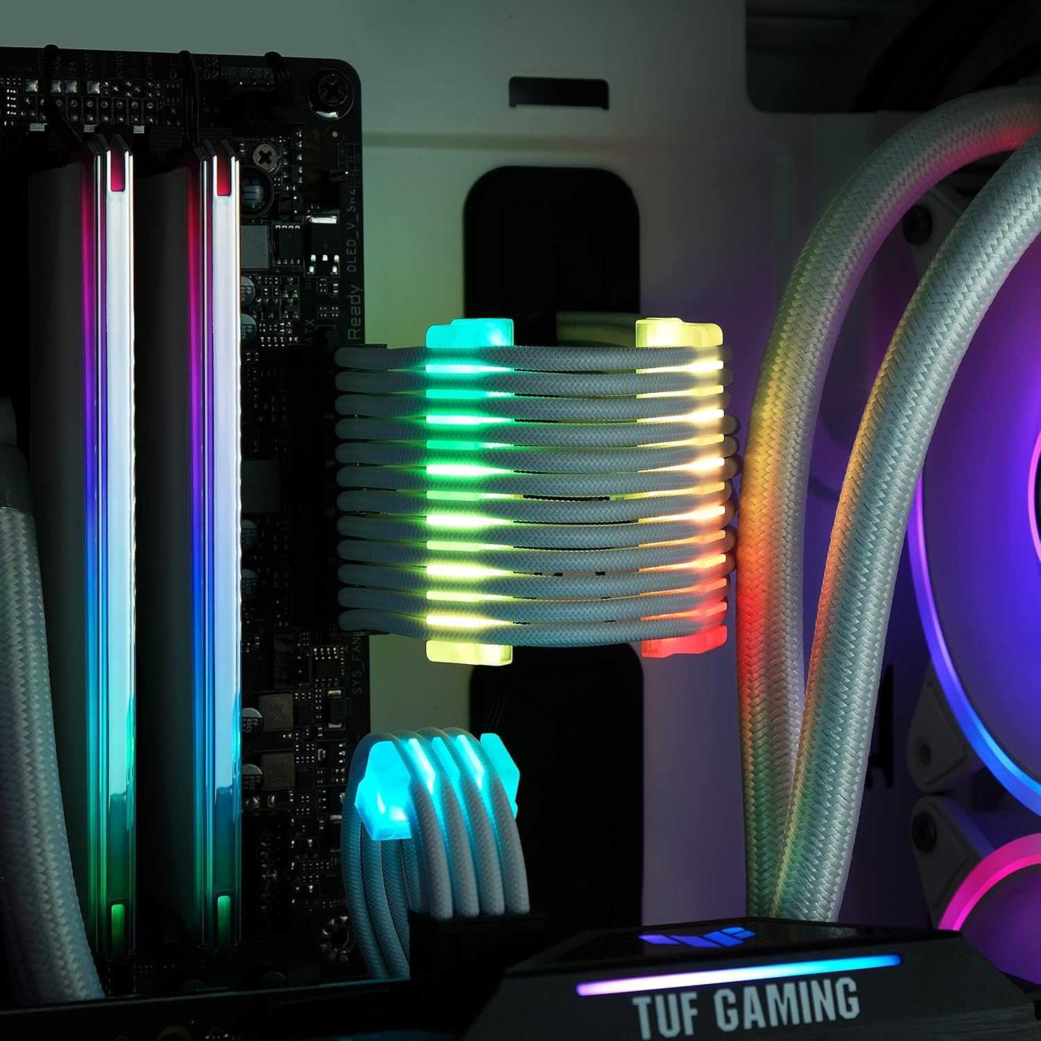 EZDIY FAB Grzebień kablowy RGB 2 x 24-biegunowe i 6 x 8-biegunowe LED