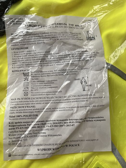 Kamizelka odblaskowa policja