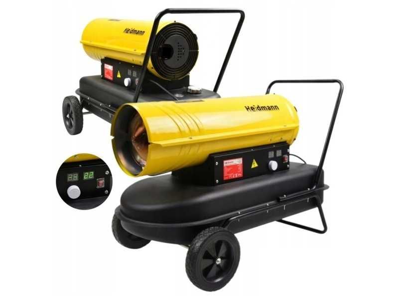 NAGRZEWNICA OLEJOWA z termostatem 25 kW 40 kW LCD spalinowa 2089