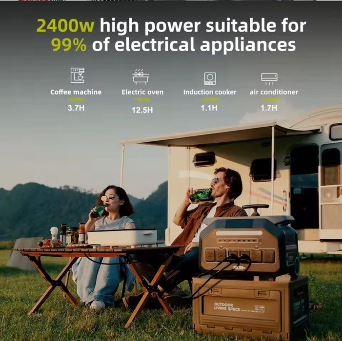 Power station turbo caravana 2.4kwh