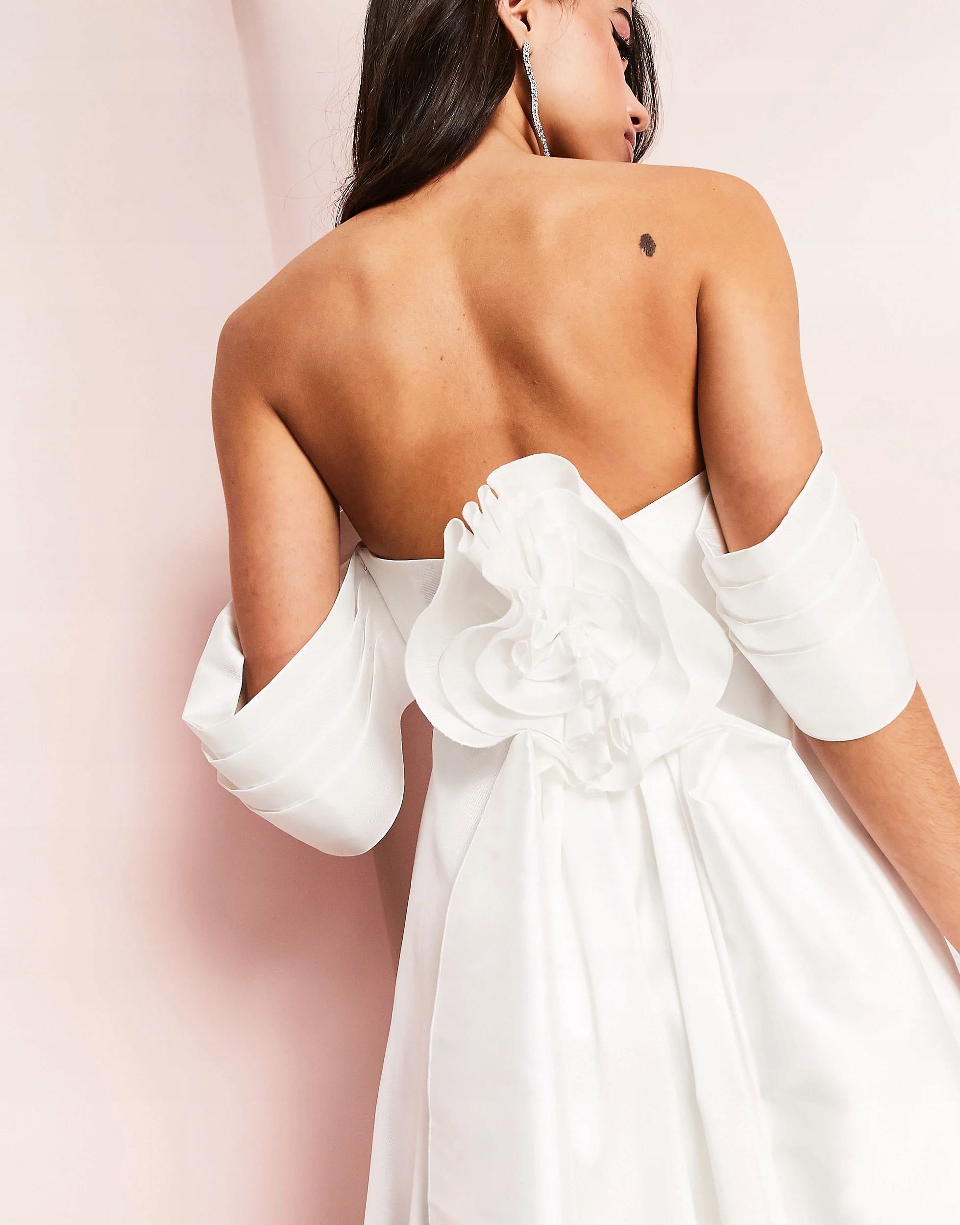Asos Luxe 38 M Biała Sukienka Z Gorsetem Glamour J22381