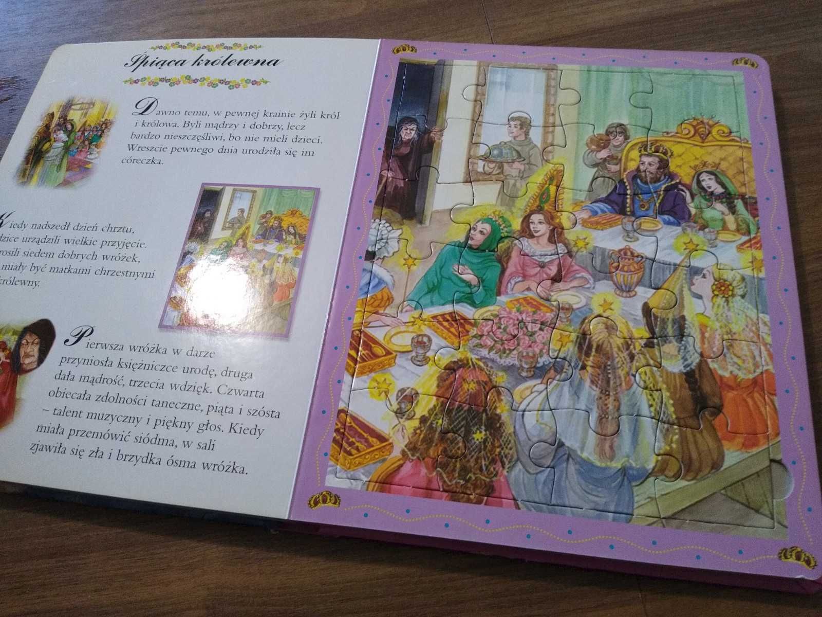 Książka Bajki z puzzlami "Piękne księżniczki"