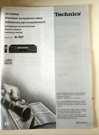 Nowa instrukcja obsługi odtwarzacza płyt kompaktowych SL-PS7 Technics