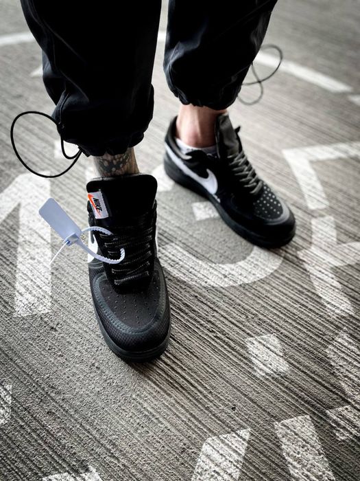 Buty Nike Air Force x Off White black