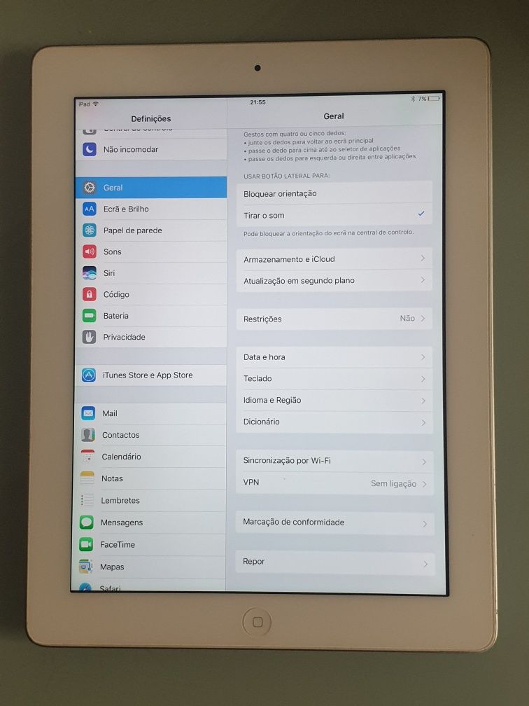 Apple iPad 16Gb Cinza Modelo A1458