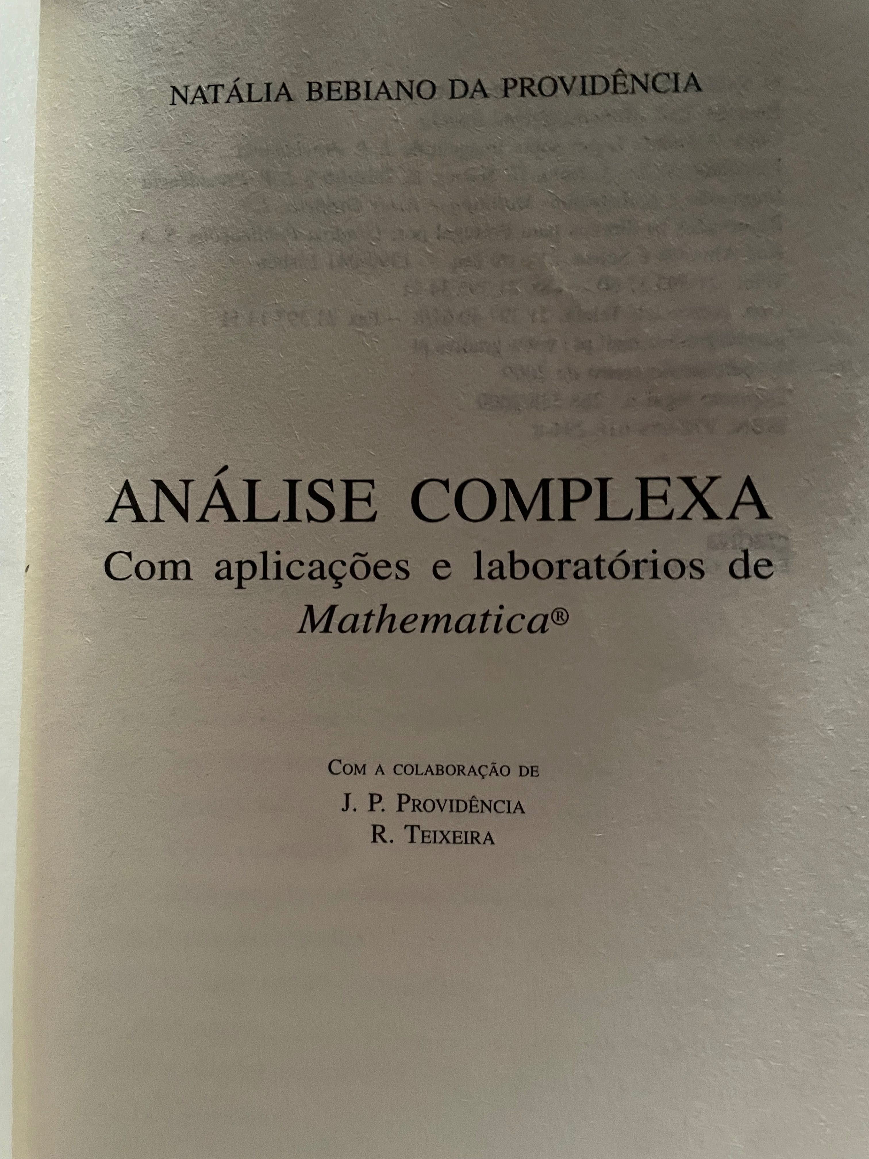 Análise Complexa, da Gradiva