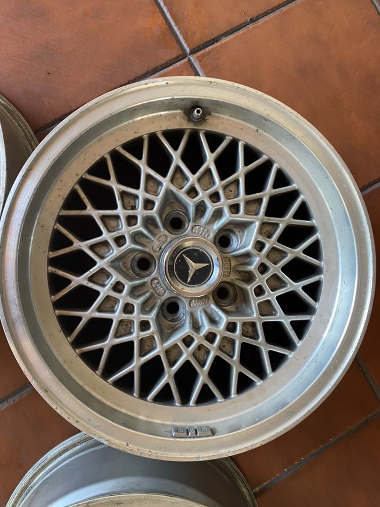 3 jantes  15” 5x112 bbs mahle mercedes w123 w201 oz msw classicos vw