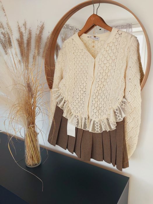 Spodnico spodenki krata czekolada 36S zara nowe