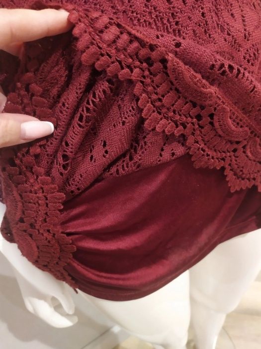 Koronkowa sukienka H&M święta, wigilia, sylwester