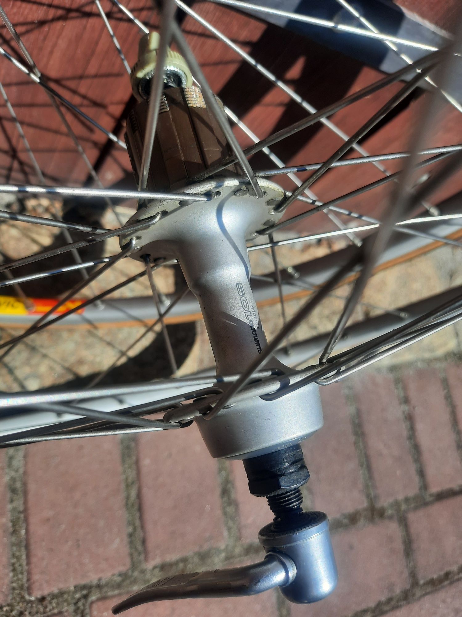 koła szosowe 28" shimano 105 / mavic 192 retro 7s 100/126mm cr5