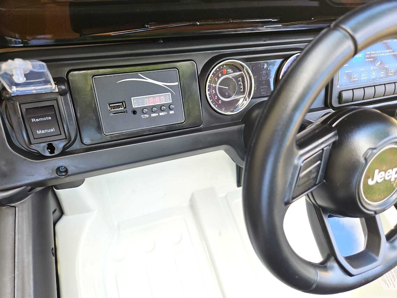 Jeep Wrangler 4x4 terenowy pojazd na akumulator elektr 180W First Ride