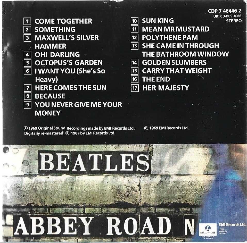Beatles - - - - - Abbey Road - - - - - CD