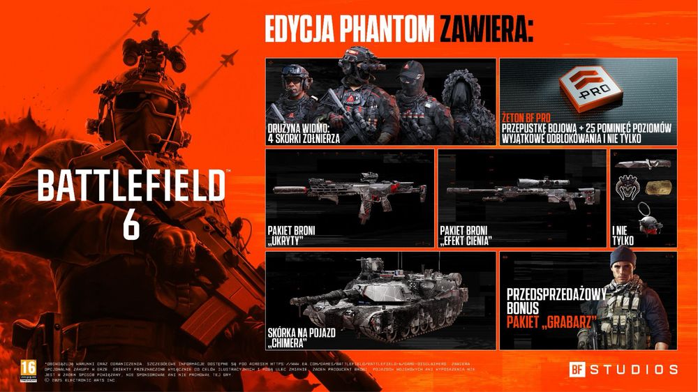 Battlefield 6 phantom edition - WERSJA PC