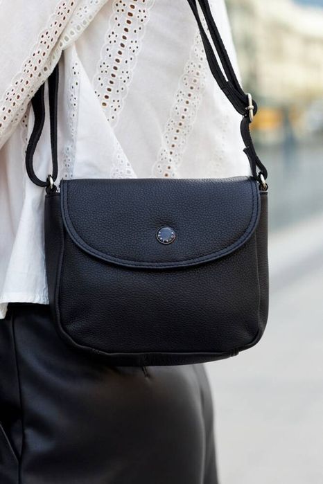 elegancka listonoszka damska ze skóry naturalnej - peterson