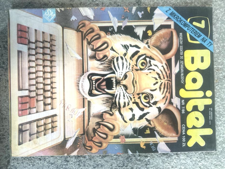 Czasopismo komputerowe BAJTEK nr 7 rok 1986