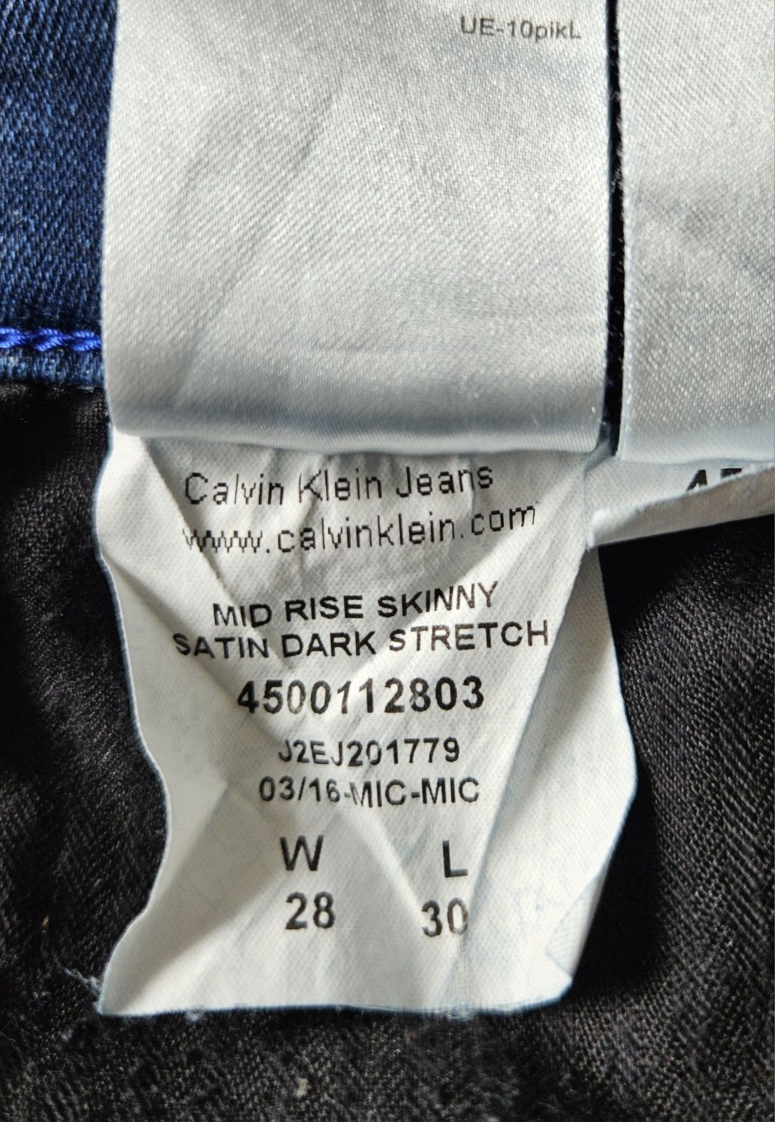 Calvin Klein Jeans, skinny jeans, klasyczne jeansy, rozmiar S,