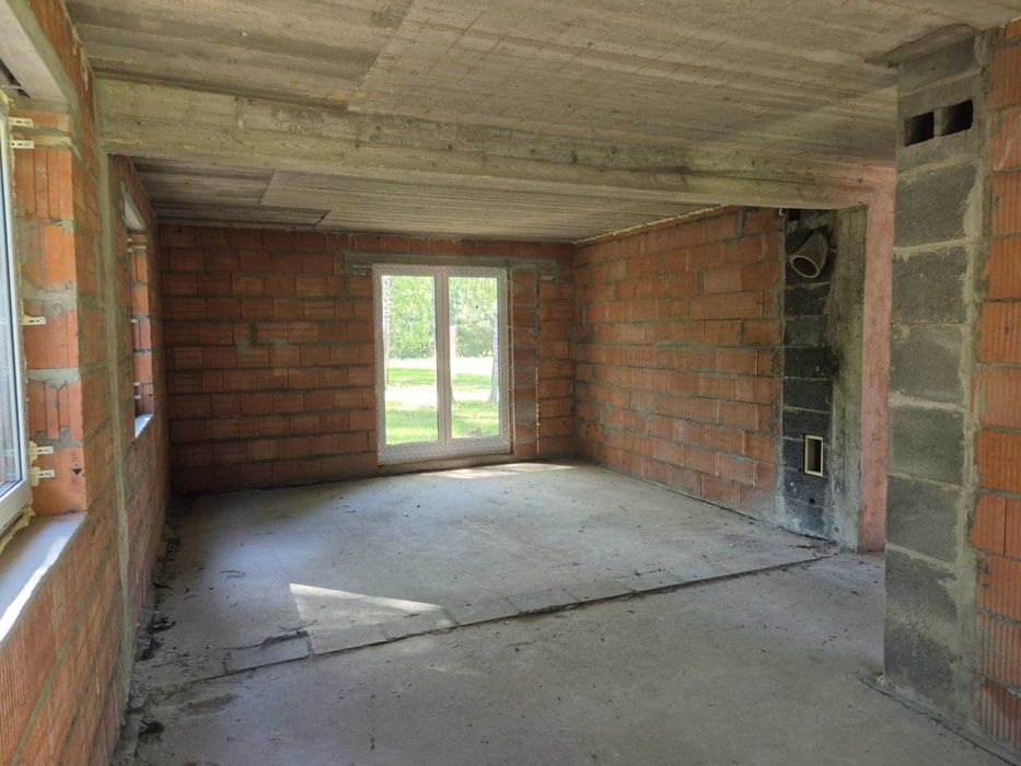 Dom pod brzozami- miejscowość Korabiewice, sprzedam w trakcie budowy.