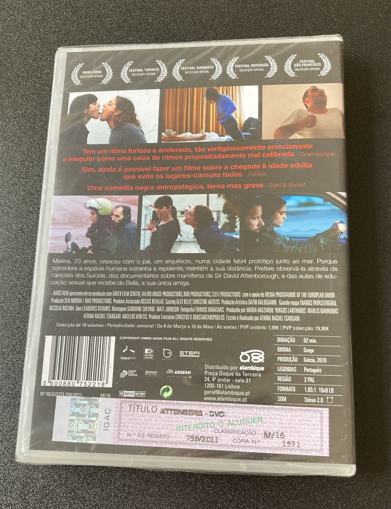 DVD “Attenberg” (Selado)