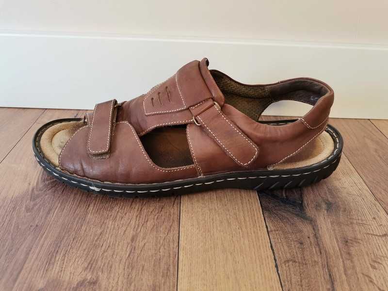 Męskie sandały Lasocki, rozm.46, dł. wkładki 30,5 cm