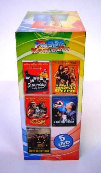 Polskie Komedie BOX 5DVD folia nowy