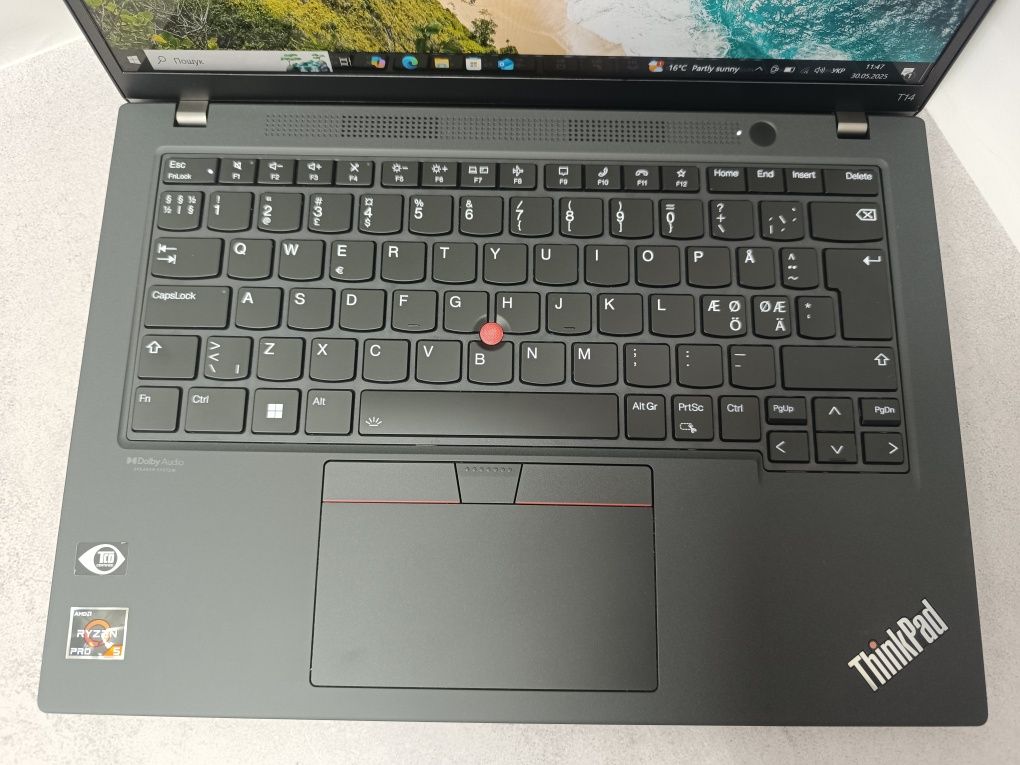 Ноутбук Lenovo ThinkPad T14 Gen 3/Ryzen 5 6650U/16GB/512/14"/6 ядер