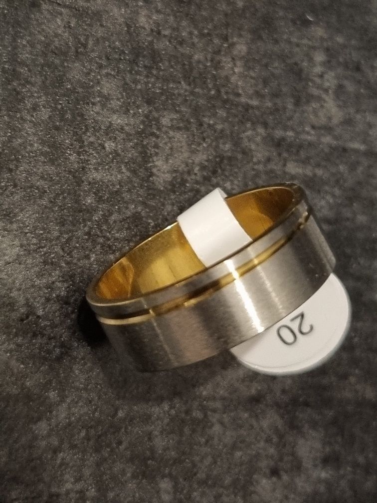 Obrączka, stal nierdzewna, rozmiar 20 mm, unisex, streetwear