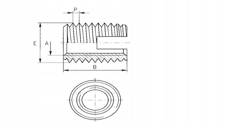 Tulejki Zerwany Napraw Gwint M6 X 1,0 14mm Tulejka