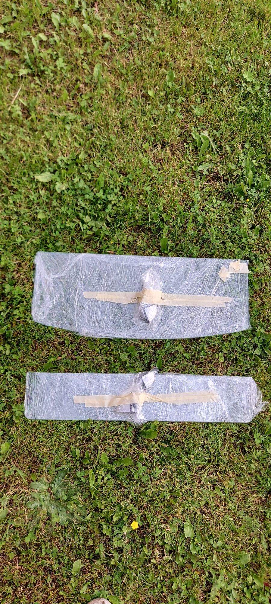2 półki szklane łazienkowe