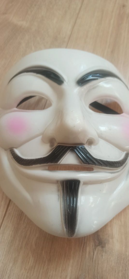 Maska Guy Fawkes Anonymous bal karnawałowy