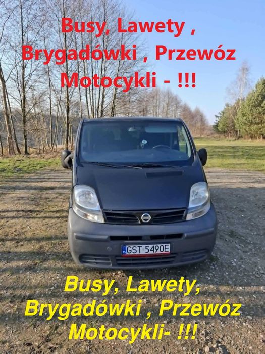 Okazja  !!! Wynajmij BUSY I LAWETY